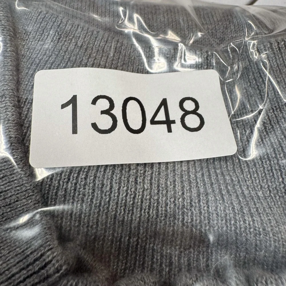 Brooks Brothers Sweater Mens 2XL Gray Supima Cotton 1/4 Zip Mock Neck Pullover